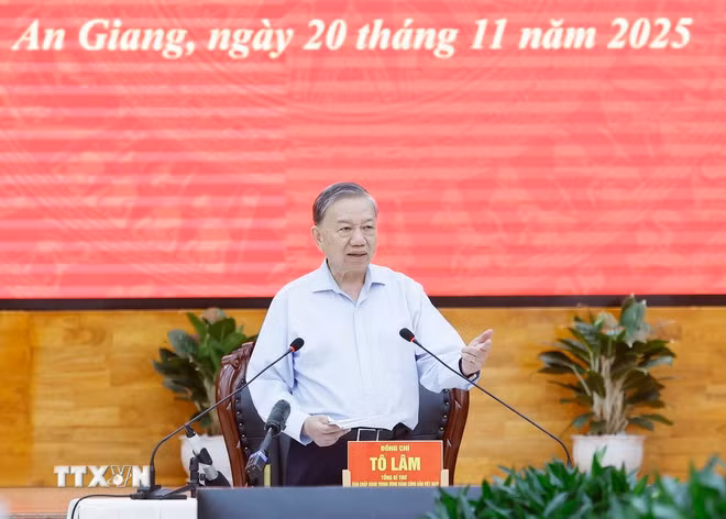 Tổng Bí thư: An Giang sẽ tạo bứt phá mới, vươn lên khẳng định vị thế là một cực phát triển năng động -0