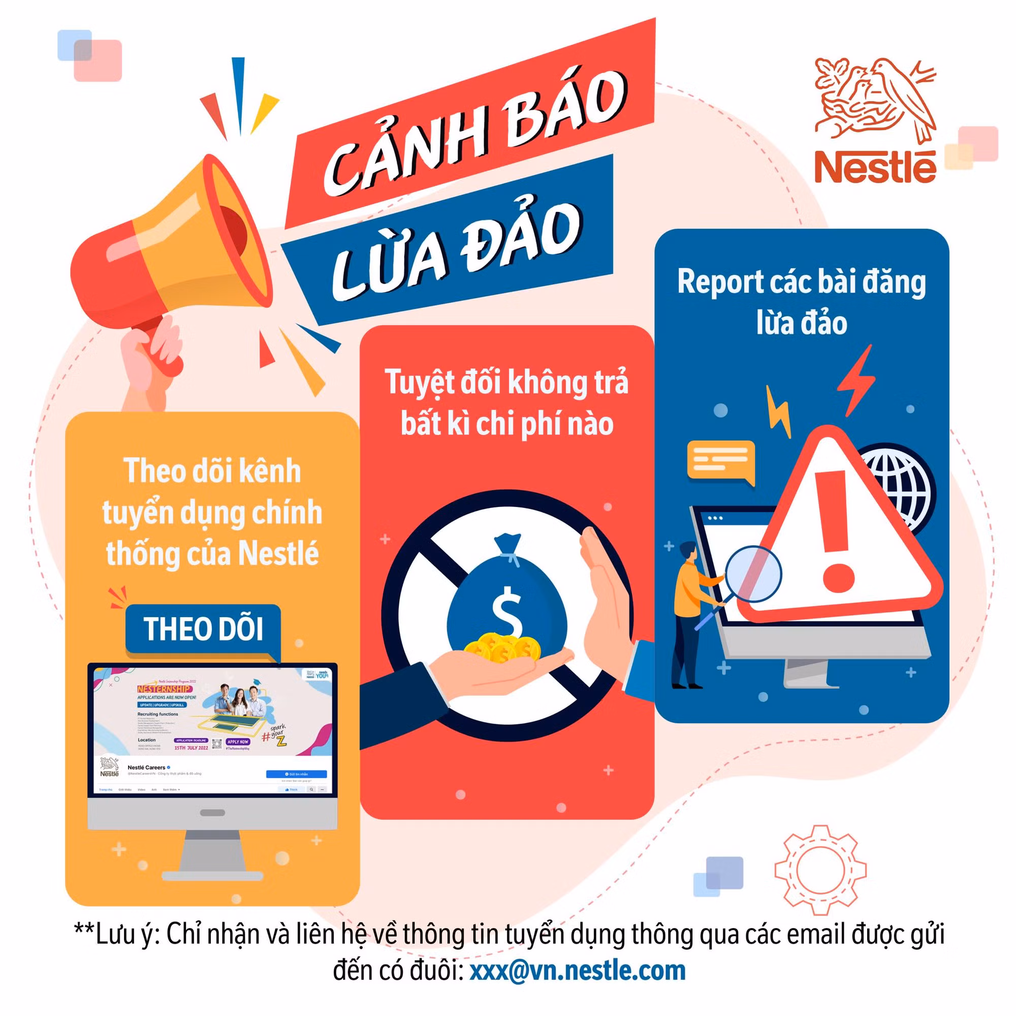 Nestlé Việt Nam cảnh báo tình trạng lừa đảo tuyển dụng mạo danh -0