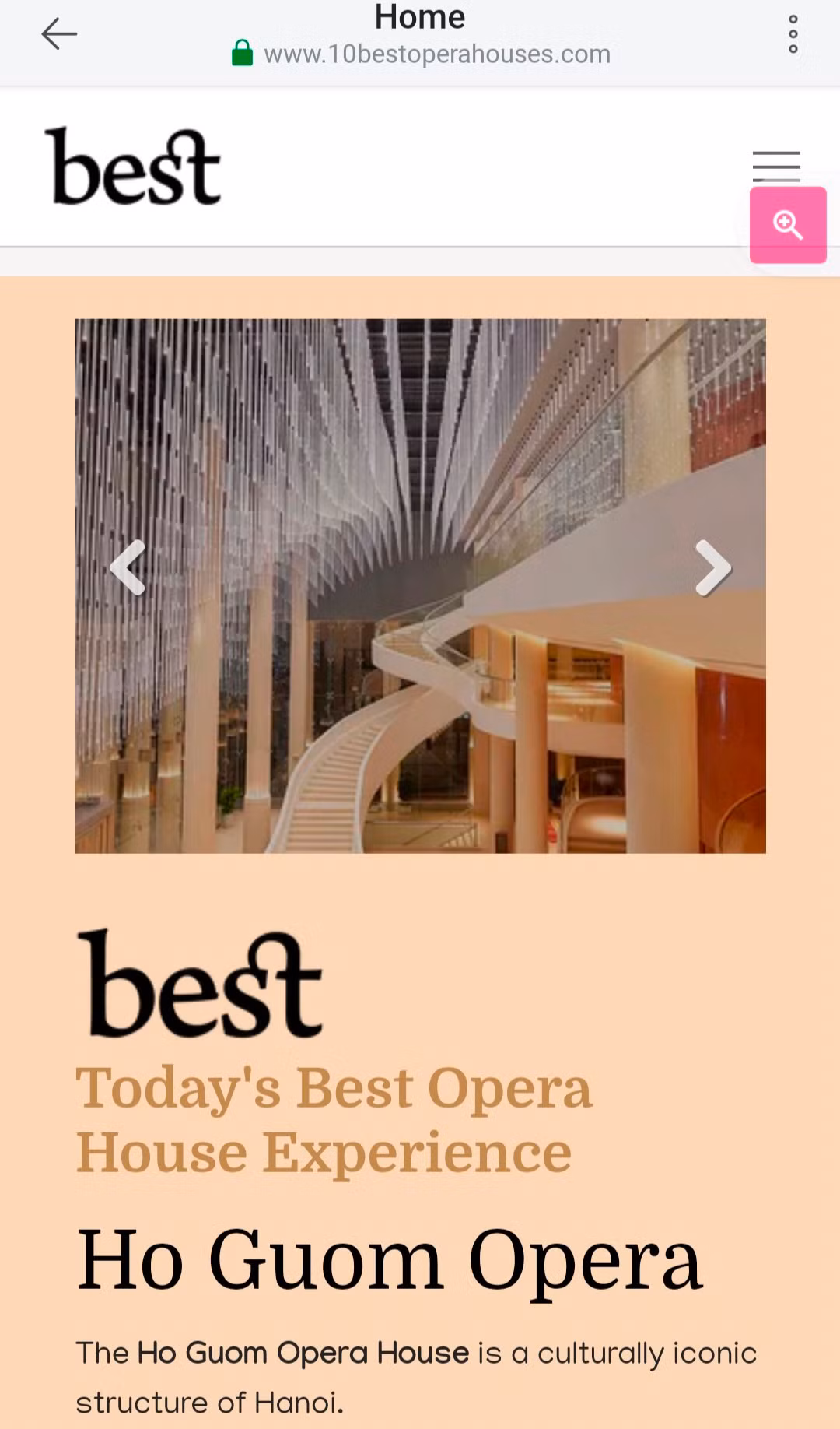 Nhà hát Hồ Gươm vào Top 10 nhà hát opera tuyệt vời nhất thế giới -0