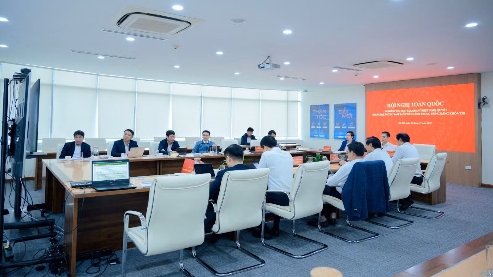 Meet là giải pháp họp trực tuyến tại Hội nghị lần thứ 8 Ban Chấp hành Trung ương Đảng khoá XIII -0