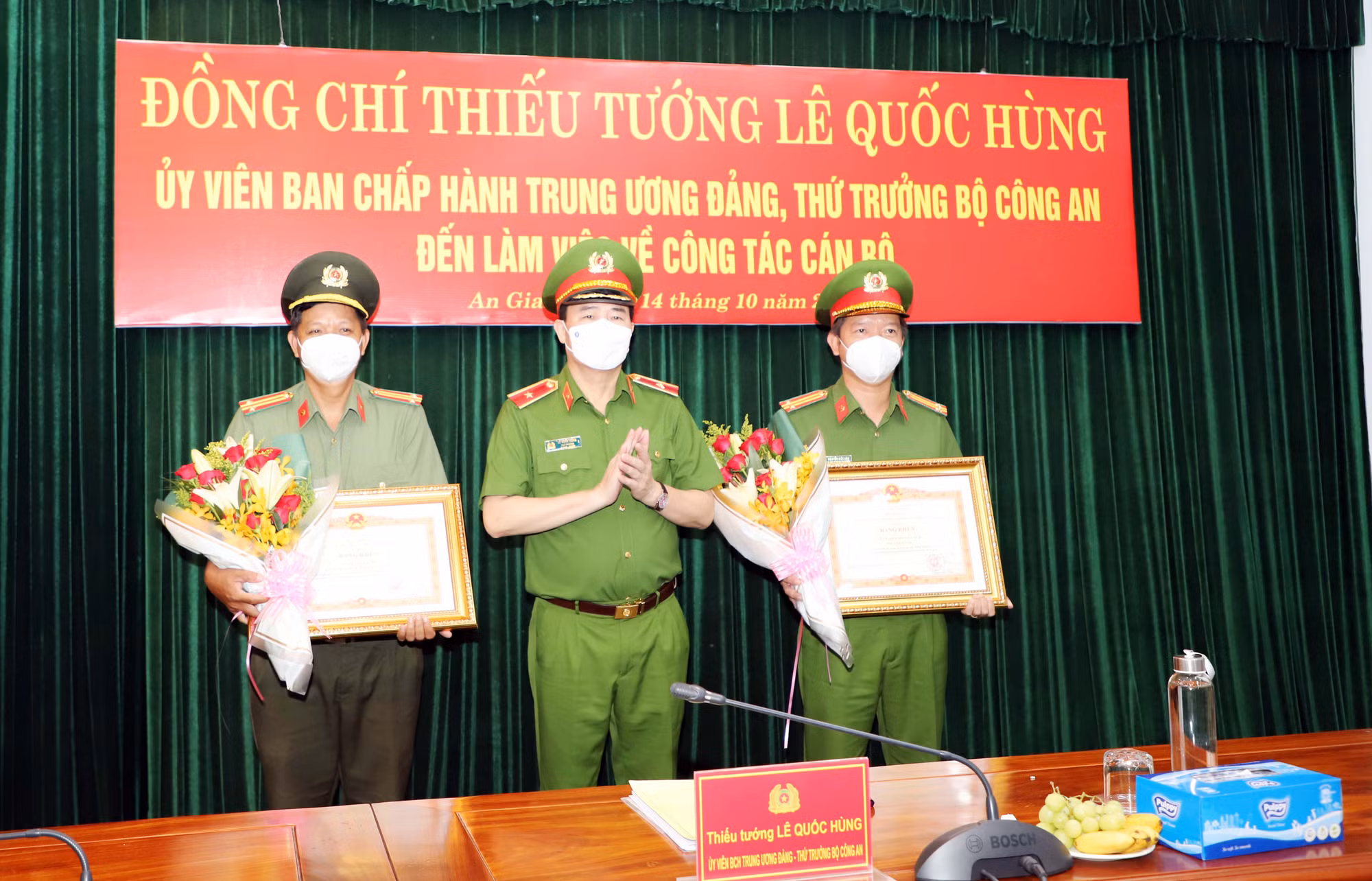 Công an tỉnh An Giang làm tốt công tác đảm bảo ANTT, an toàn phòng, chống dịch và an sinh xã hội -1