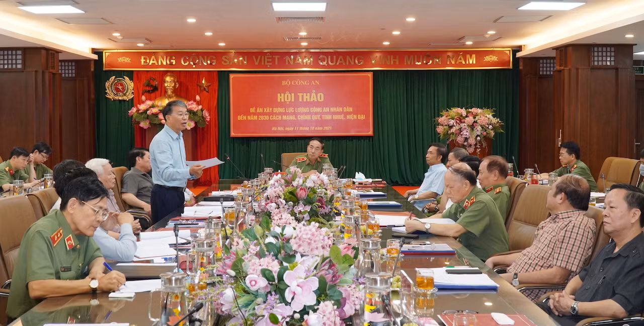 Lấy ý kiến hoàn thiện dự thảo Đề án “Xây dựng lực lượng CAND đến năm 2030 cách mạng, chính quy, tinh nhuệ, hiện đại” -0