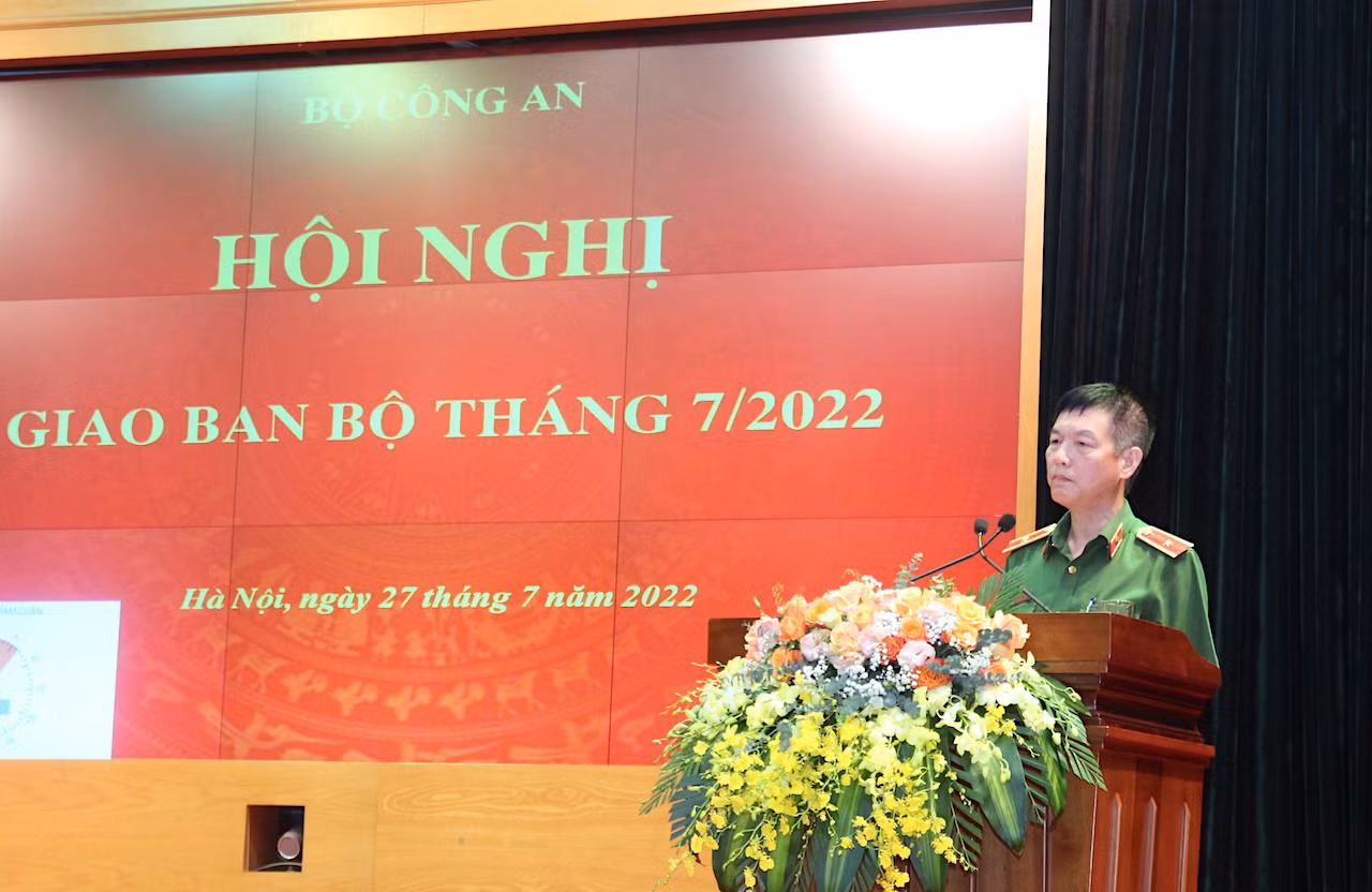 Tổ chức sinh hoạt chính trị chào mừng 77 năm Ngày truyền thống lực lương CAND -0