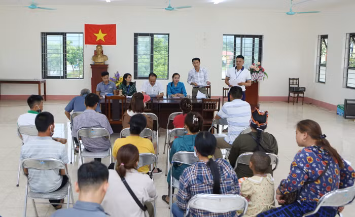 Chi trả tiền hỗ trợ thiệt hại cho các hộ gia đình bị ảnh hưởng môi trường -0