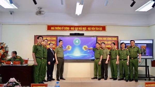 Học viện CSND khai trương phòng học trực tuyến đầu tiên kết nối với Công an địa phương