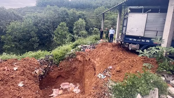 Lái ô tô chở hàng tạ lợn chết “phi tang” xuống sông