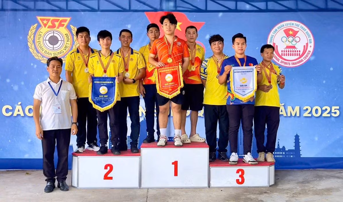 Đội tuyển CAND đạt giải cao tại Giải vô địch các đội mạnh bắn súng quốc gia 2025 -2