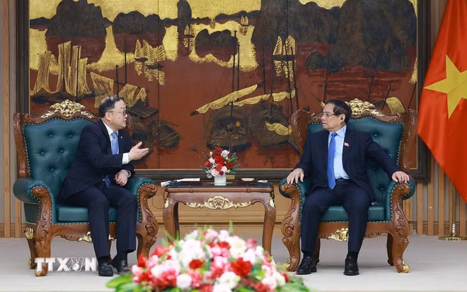 Thủ tướng Phạm Minh Chính đề nghị PowerChina hỗ trợ Việt Nam phát triển công nghiệp đường sắt -0