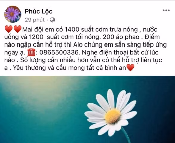 Ấm lòng những nghĩa cử đẹp rơi rốn lũ Thái Nguyên -1