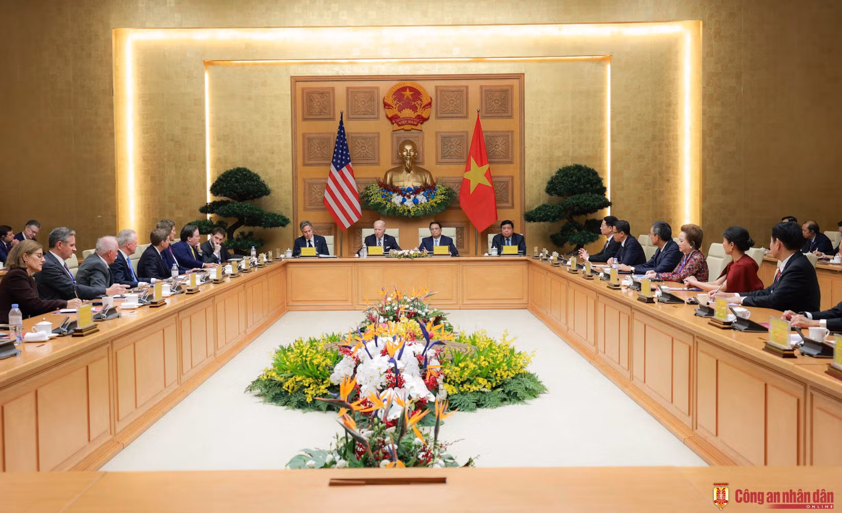 Thủ tướng và Tổng thống Joe Biden dự Hội nghị cấp cao Việt Nam-Hoa Kỳ -0