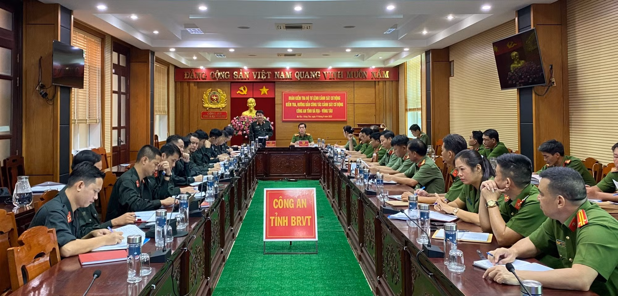 Bộ Tư lệnh Cảnh sát Cơ động kiểm tra, hướng dẫn nghiệp vụ tại Công an tỉnh Bà Rịa-Vũng Tàu -0