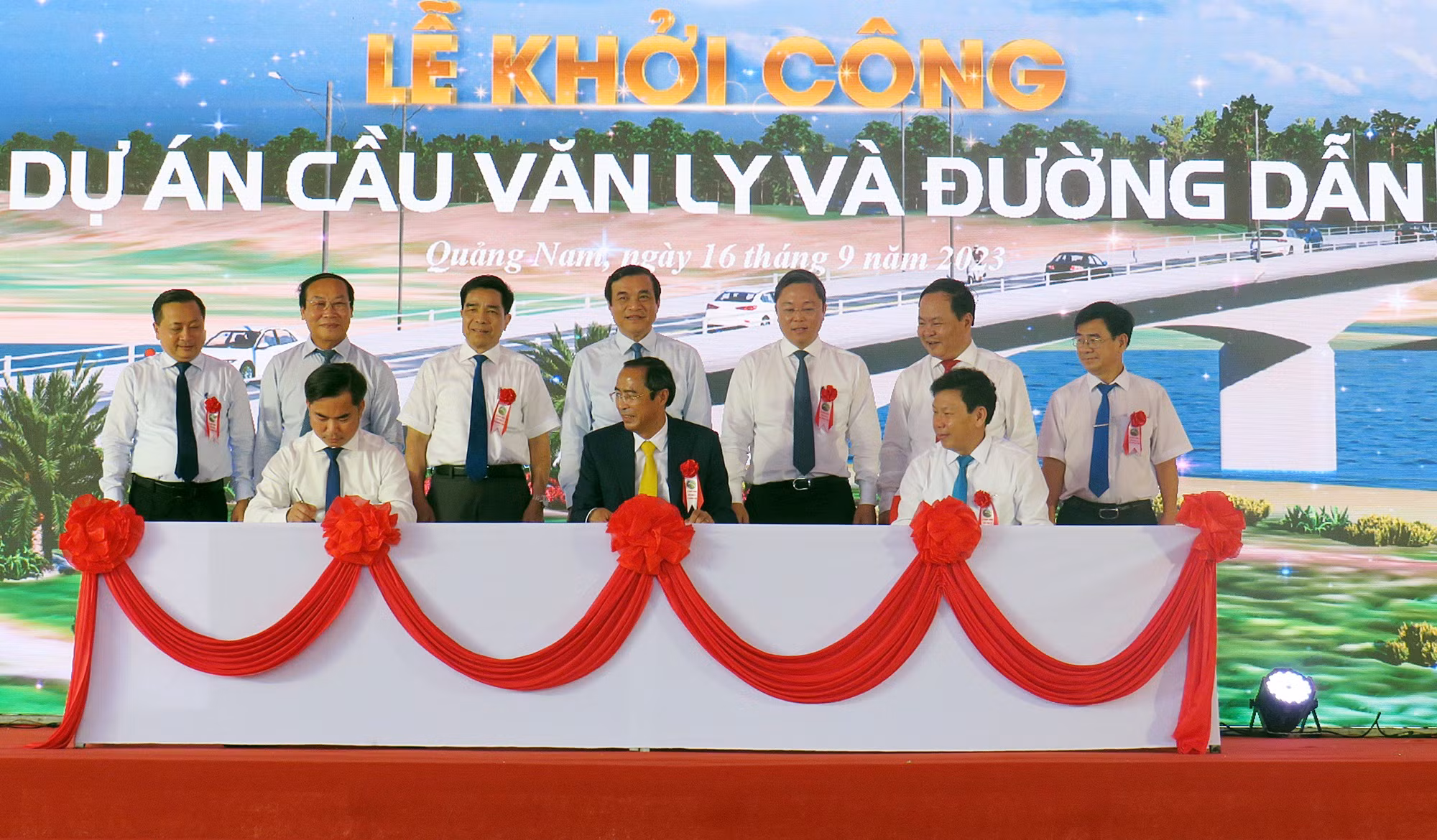 575 tỷ đồng xây dựng cầu và đường dẫn bắc qua sông Thu Bồn -0