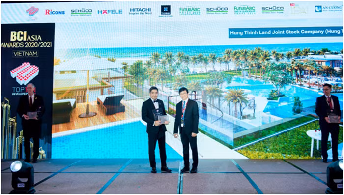 Hưng Thịnh Land nhận giải thưởng Top 10 Nhà phát triển bất động sản hàng đầu Việt Nam -0