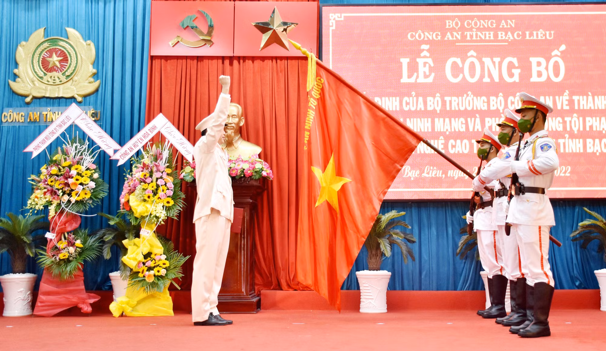 Công an tỉnh Bạc Liêu thành lập Phòng An ninh mạng và phòng chống tội phạm sử dụng công nghệ cao -0