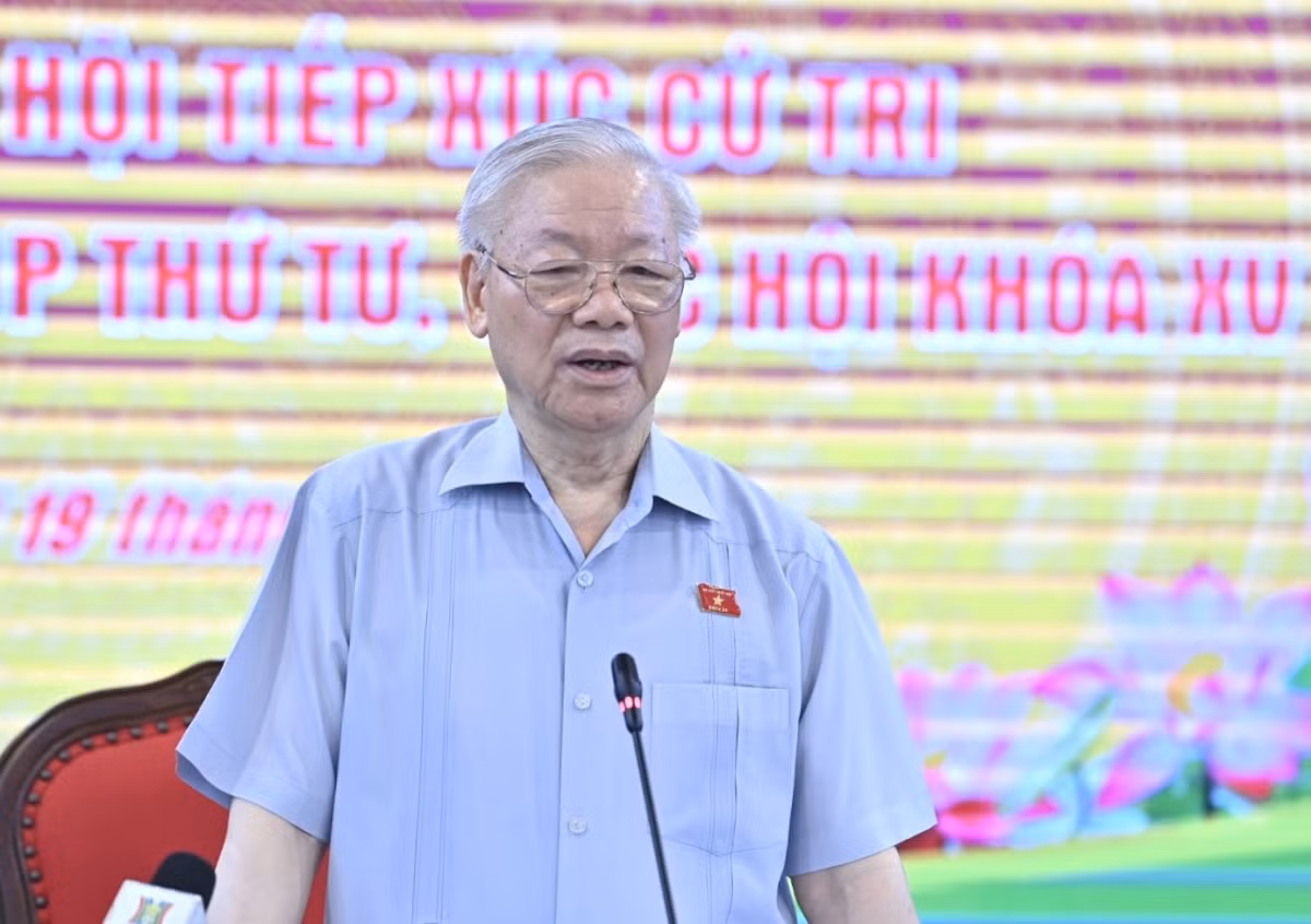 Tổng Bí thư thông tin tới cử tri Hà Nội về chuyến thăm chính thức Trung Quốc -0