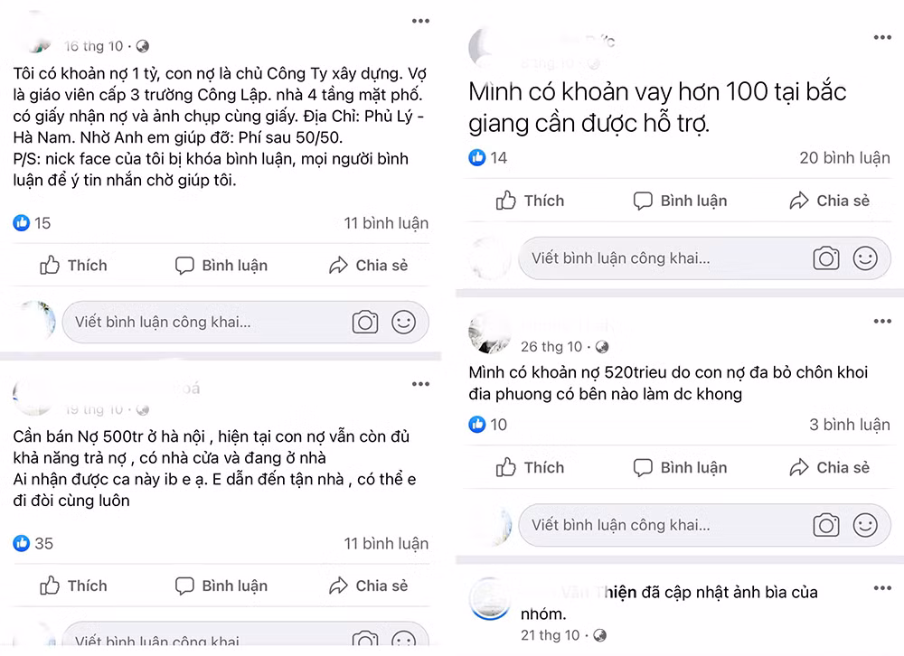 Đòi nợ thuê “núp bóng” mua bán nợ -0