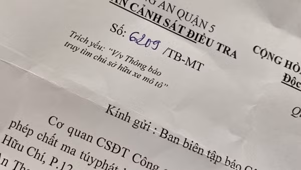 Tìm người liên quan đến vụ mua bán trái phép chất ma túy