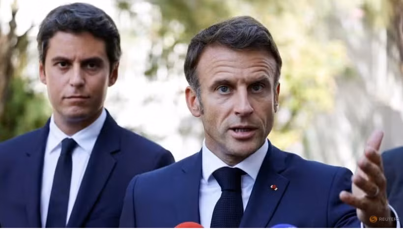 Tổng thống Macron bác ý định từ chức của Thủ tướng Attal -0