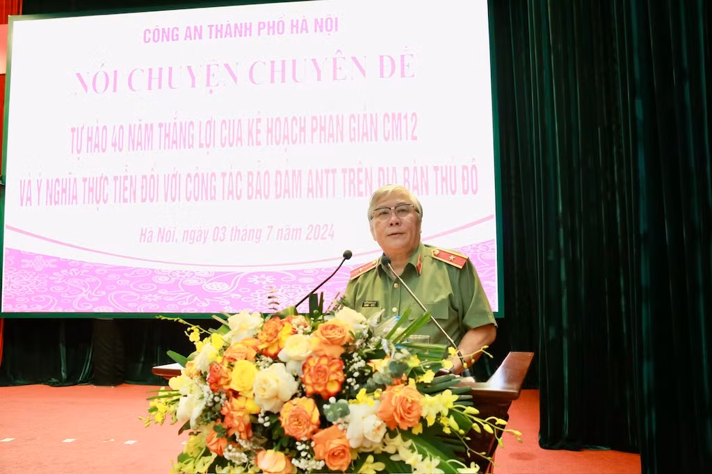 Công an TP Hà Nội tổ chức nói chuyện chuyền đề -0