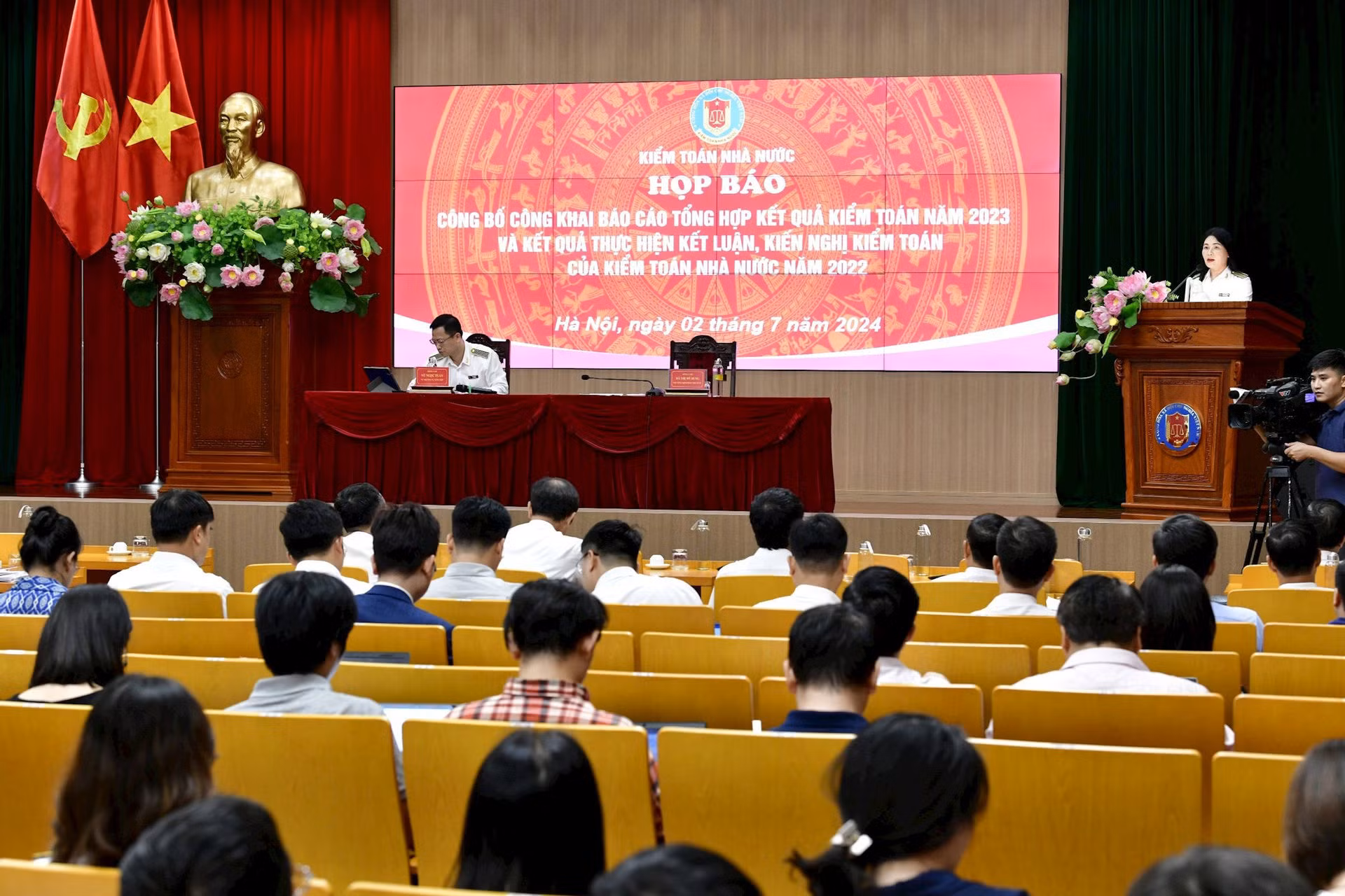 Kiểm toán nhà nước họp báo công khai kết quả kiểm toán năm 2023 -0