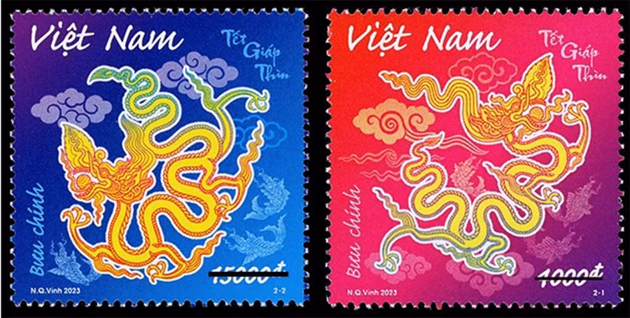 Tem Tết Giáp Thìn quảng bá Di sản thế giới của Việt Nam -0
