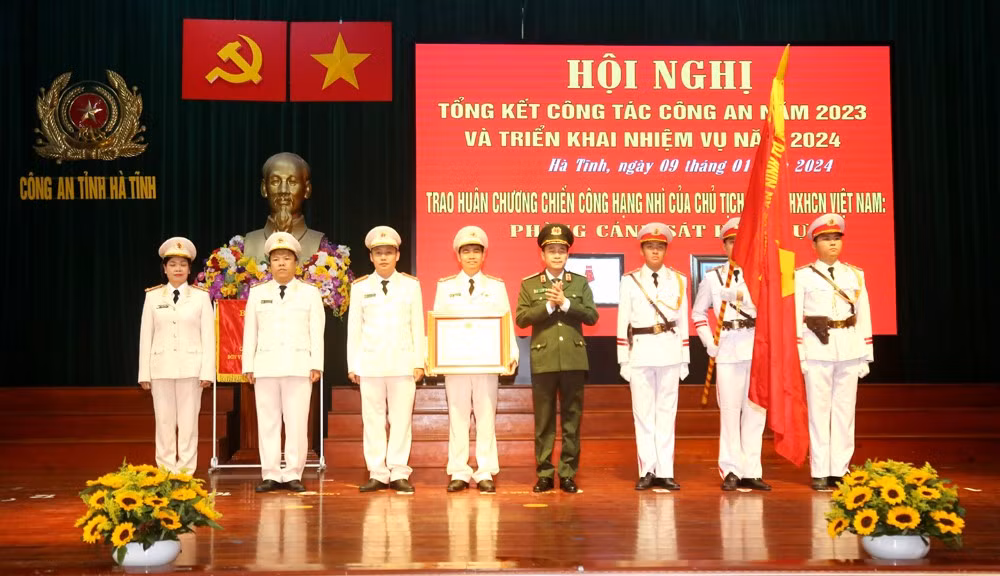 Công an Hà Tĩnh hoàn thành xuất sắc nhiệm vụ bảo đảm ANTT trên địa bàn -0