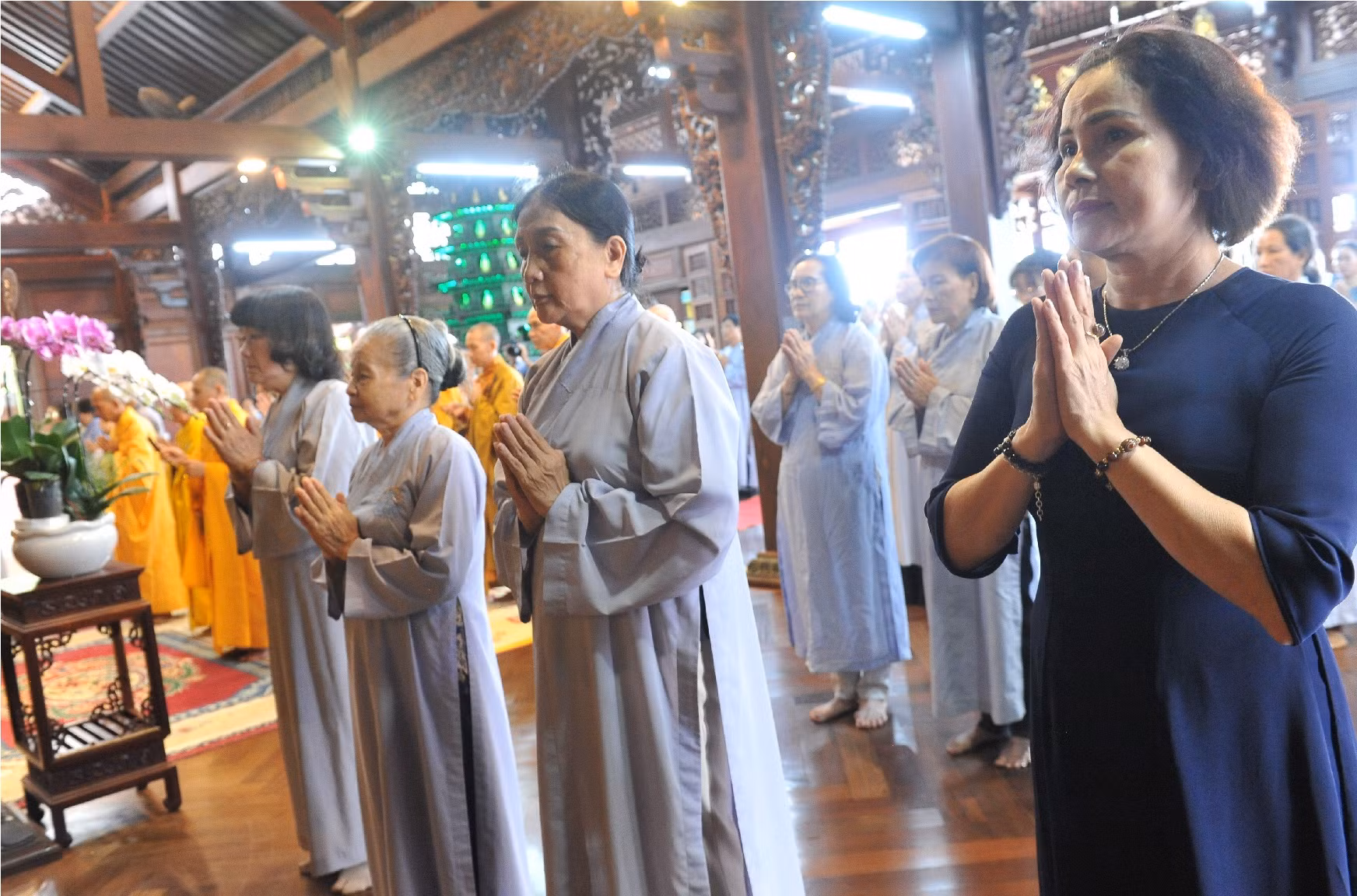 Tăng ni phật tử Đắk Lắk cầu siêu tưởng niệm cố Tổng Bí thư Nguyễn Phú Trọng -0
