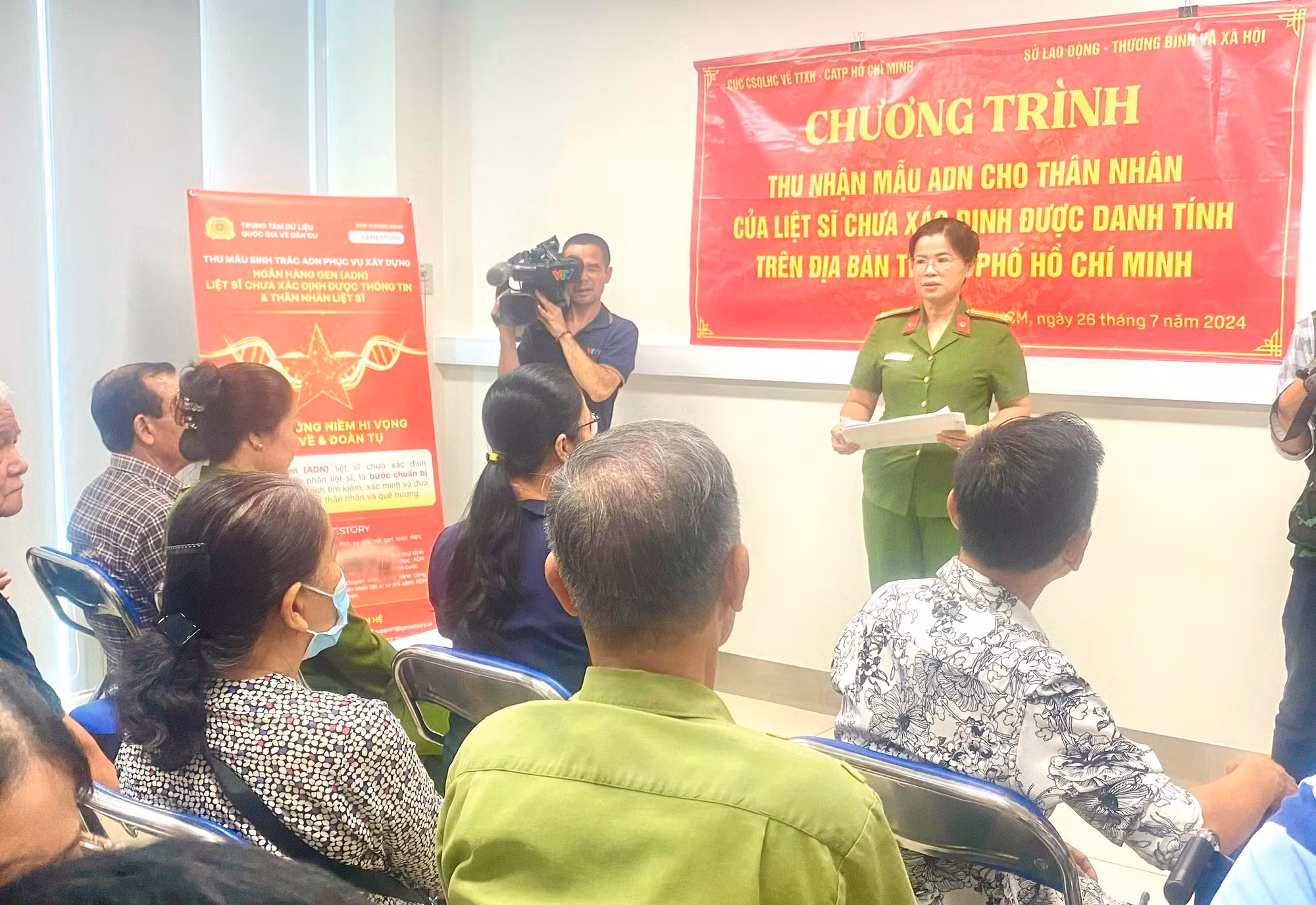 Thu mẫu Gen cho thân nhân liệt sĩ chưa xác định được danh tính -0