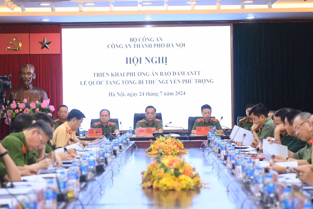 Công an Thủ đô bảo vệ tuyệt đối an toàn Lễ Quốc tang đồng chí Tổng Bí thư Nguyễn Phú Trọng -0