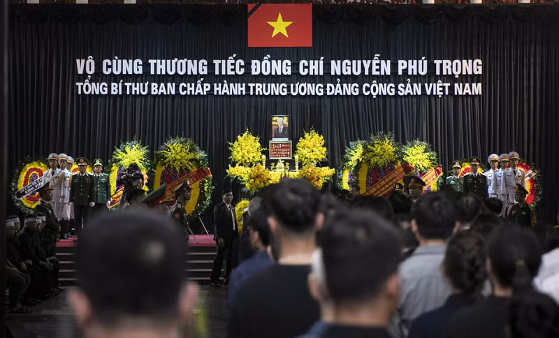 Hơn 3000 đoàn quốc tế viếng Tổng Bí thư Nguyễn Phú Trọng tại 94 cơ quan đại diện Việt Nam -0