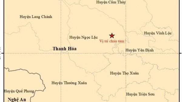 Động đất hơn 4,1 độ richter gây rung lắc mạnh tại Thanh Hóa