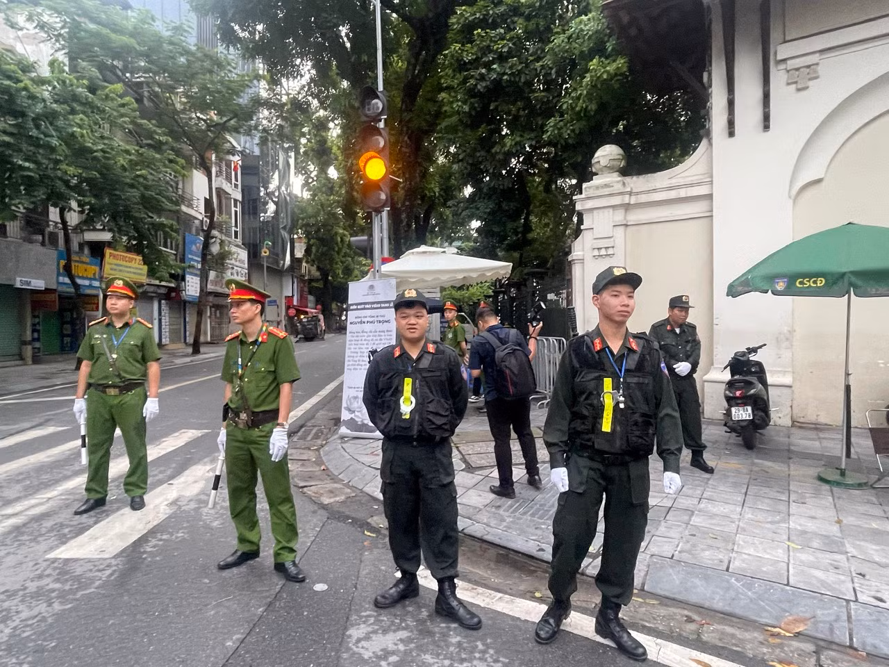 Thầm lặng bảo vệ Lễ Quốc tang Tổng Bí thư Nguyễn Phú Trọng an toàn, trang nghiêm -0