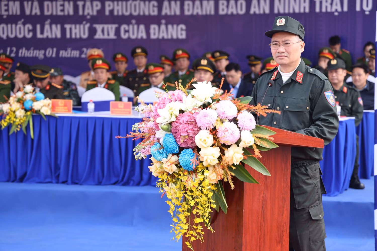 Phú Thọ diễn tập phương án tác chiến bảo đảm ANTT Đại hội đại biểu toàn quốc lần thứ XIV của Đảng -0