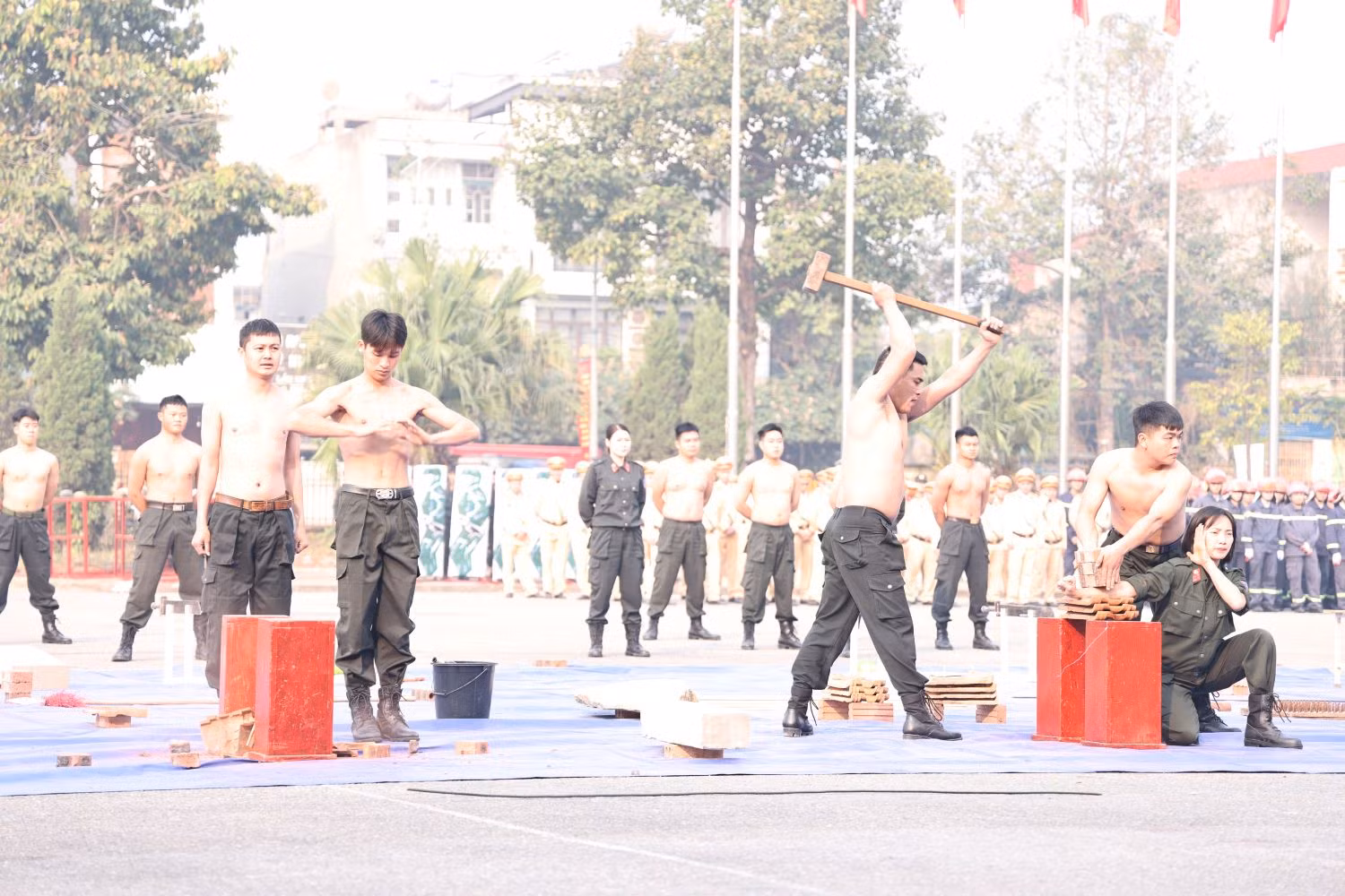 Phú Thọ diễn tập phương án tác chiến bảo đảm ANTT Đại hội đại biểu toàn quốc lần thứ XIV của Đảng -0