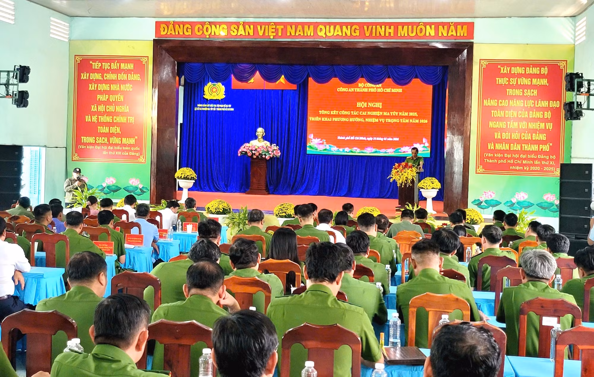 Gắn chặt công tác cai nghiện ma túy với phòng, chống tội phạm ma túy và bảo đảm ANTT -1