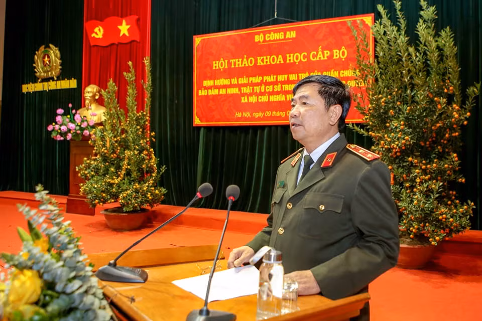 Hội thảo khoa học định hướng và giải pháp phát huy vai trò của quần chúng bảo đảm an ninh, trật tự ở cơ sở -0