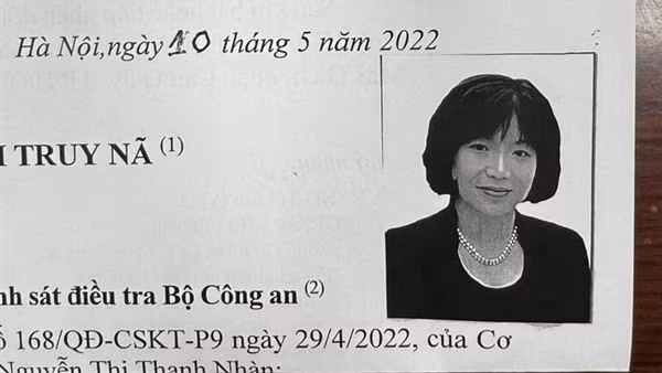 Truy nã bị can Nguyễn Thị Thanh Nhàn, Chủ tịch HĐQT Công ty AIC