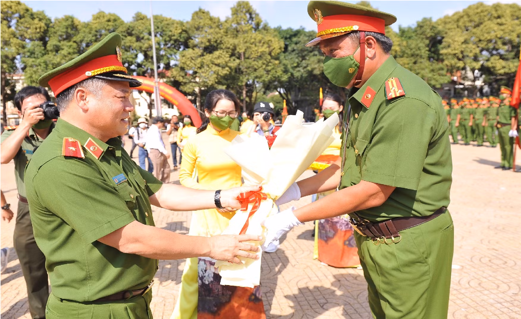 Khai mạc Hội thi điều lệnh, bắn súng, võ thuật CAND -0