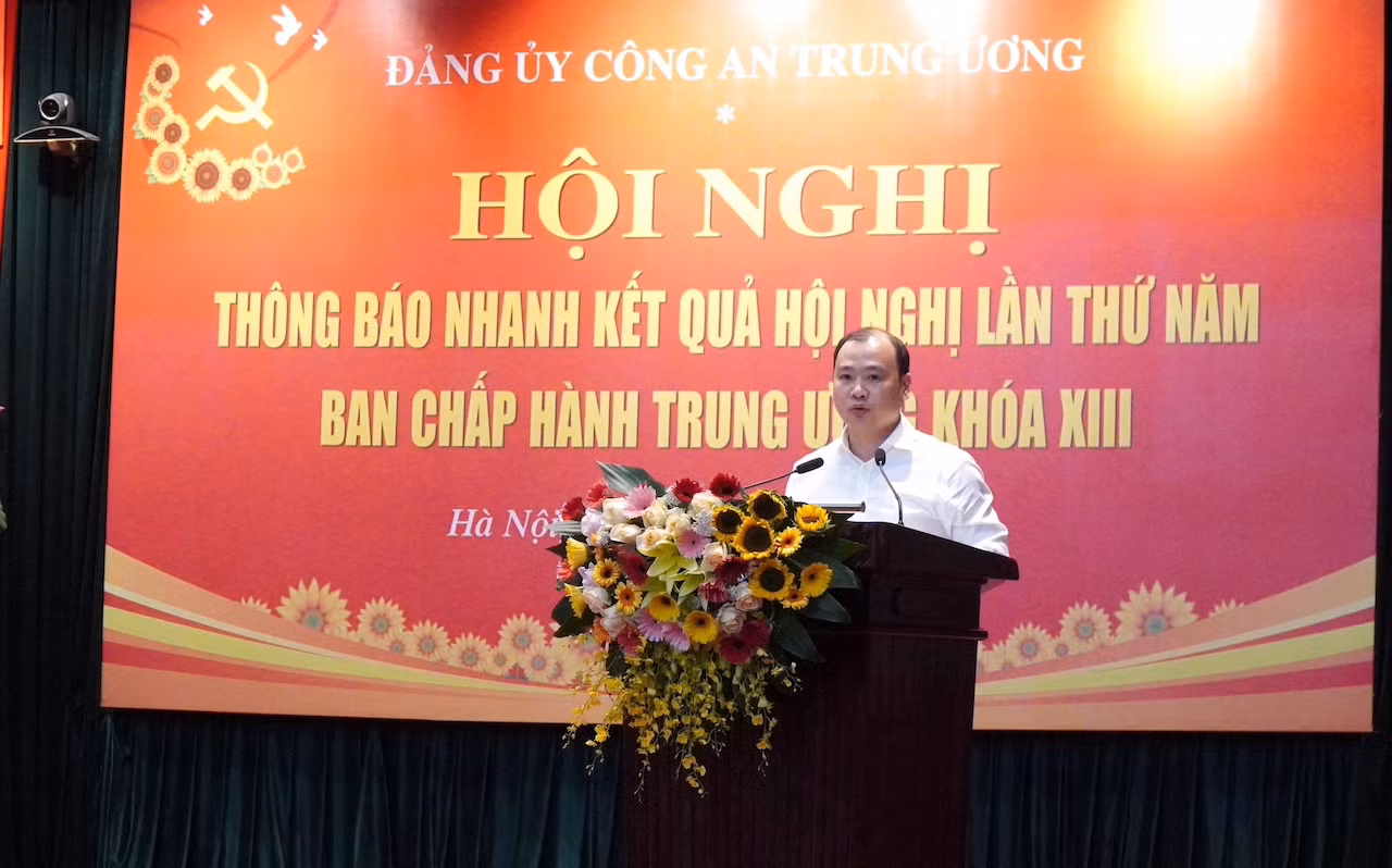 Đảng ủy Công an Trung ương quán triệt kết quả Hội nghị Trung ương 5 khóa XIII -0