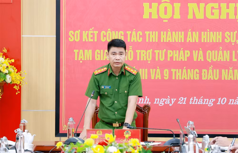 Công an Hà Tĩnh sơ kết công tác thi hành án hình sự, quản lý giam giữ và hỗ trợ tư pháp quý III -0