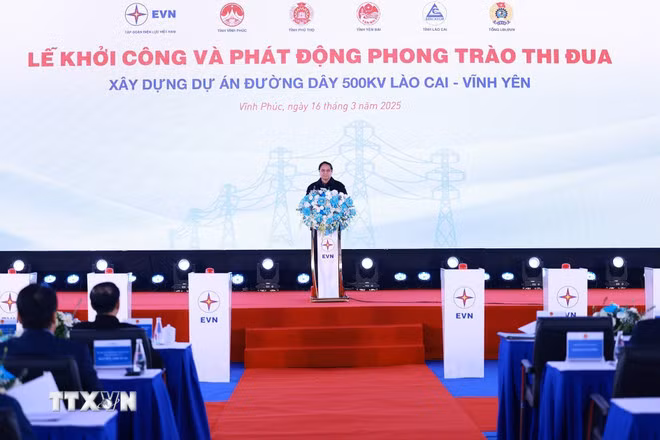 Thủ tướng: Triển khai dự án đường dây 500kV Lào Cai-Vĩnh Yên với yêu cầu 