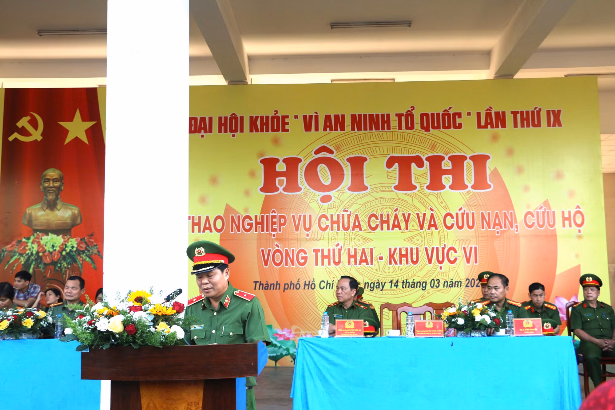 Sôi nổi Hội thi thể thao nghiệp vụ chữa cháy và CNCH tại TP Hồ Chí Minh -0