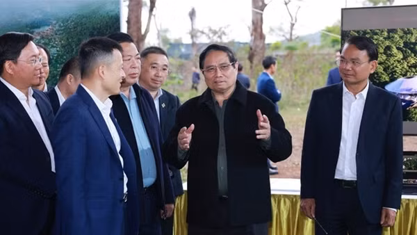 Thủ tướng Phạm Minh Chính thăm, khảo sát các dự án trọng điểm của tỉnh Vĩnh Phúc