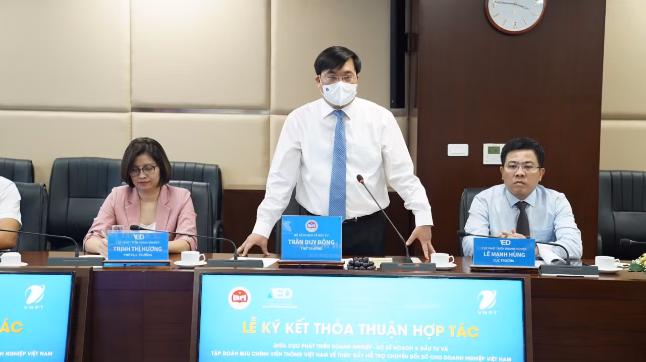 VNPT và Cục phát triển doanh nghiệp (Bộ Kế hoạch và Đầu tư) ký thoả thuận hợp tác -0