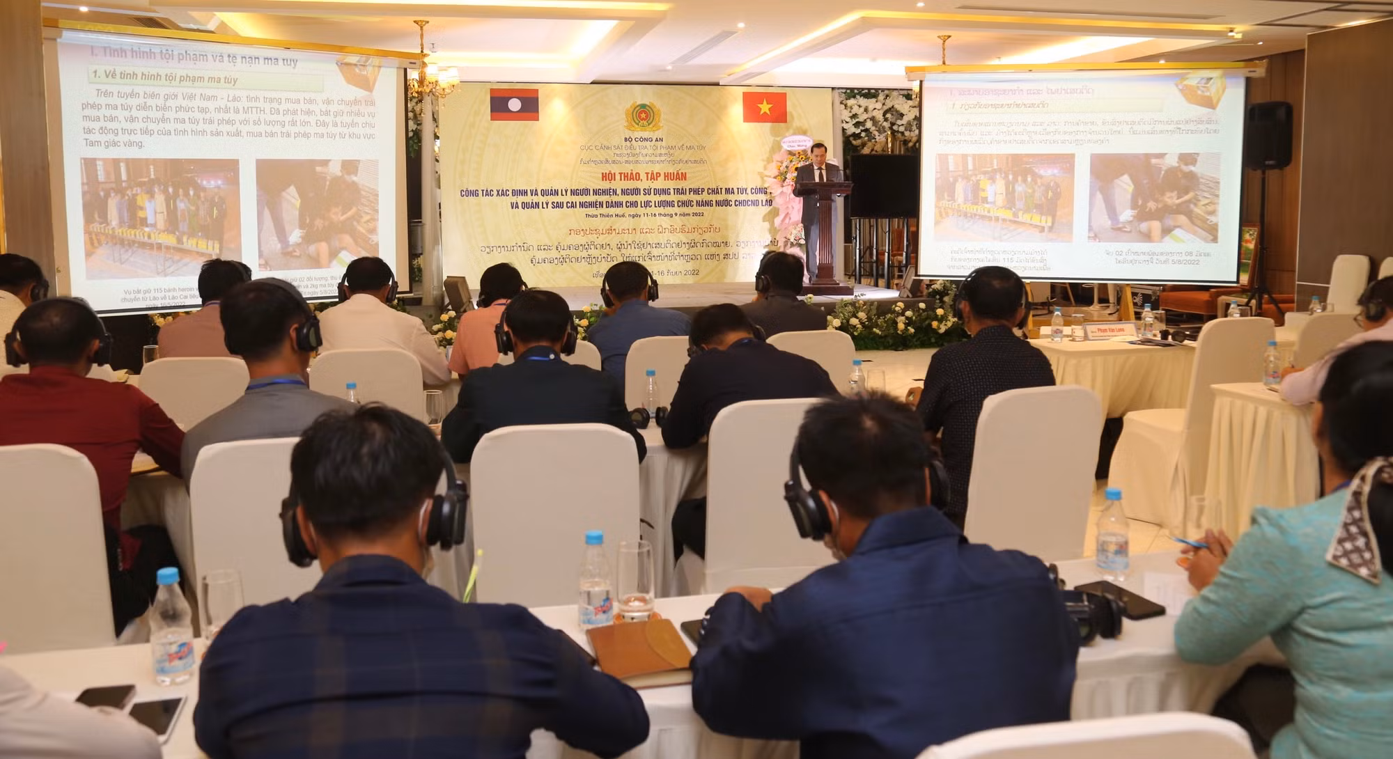 Việt Nam - Lào chia sẻ kinh nghiệm quản lý người nghiện, người sử dụng trái phép chất ma túy -0