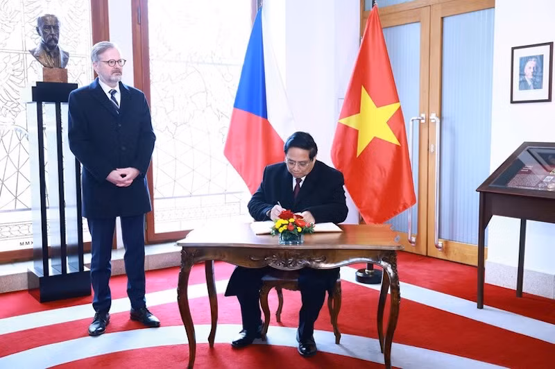 Thủ tướng Chính phủ Phạm Minh Chính hội đàm với Thủ tướng Cộng hoà Czech Petr Fiala. -0