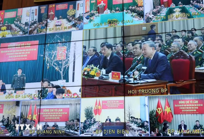 Tổng Bí thư Tô Lâm thăm, làm việc tại Bộ Tư lệnh Bộ đội Biên phòng -0