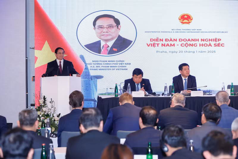 Thủ tướng Phạm Minh Chính dự Diễn đàn Doanh nghiệp Việt Nam – Cộng hoà Czech -1