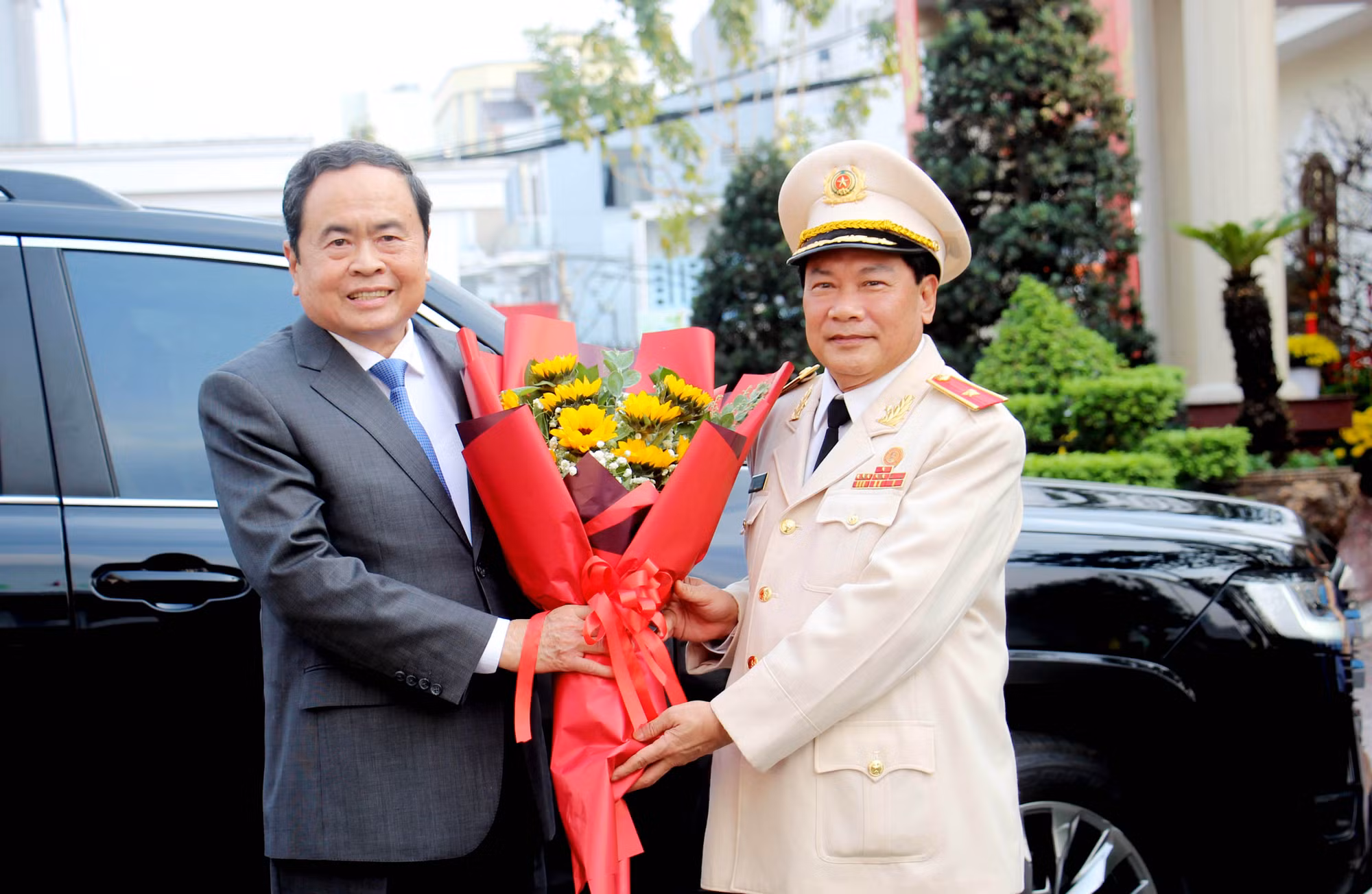 Chủ tịch Quốc hội thăm, động viên, chúc Tết CBCS Công an TP Cần Thơ -0