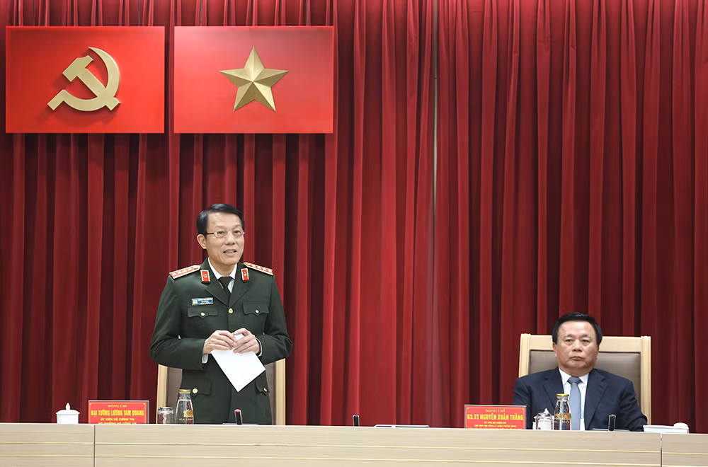 Sơ kết Chương trình phối hợp giữa Bộ Công an và Hội đồng Lý luận Trung ương giai đoạn 2021-2026 -0